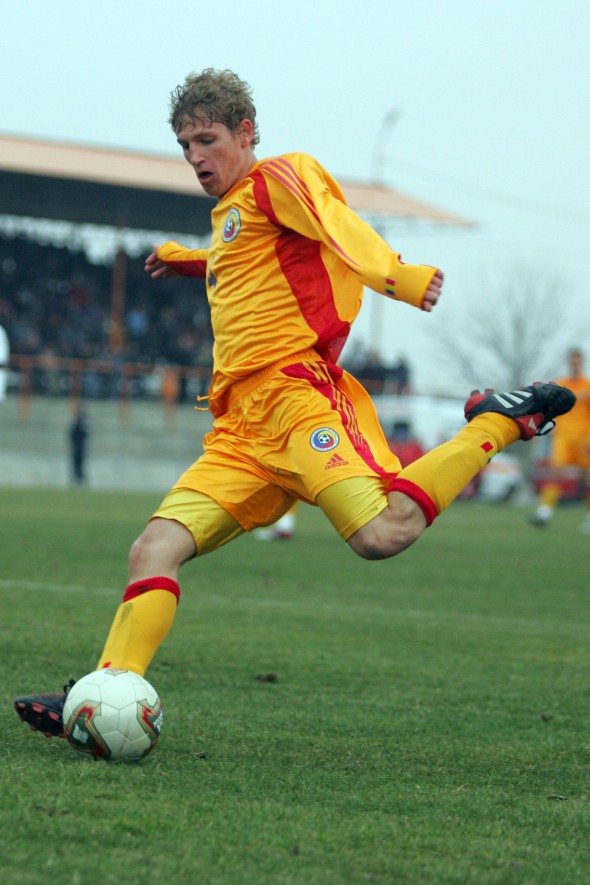 Mihai Neșu, în tricoul echipei naționale FOTO: EVZ