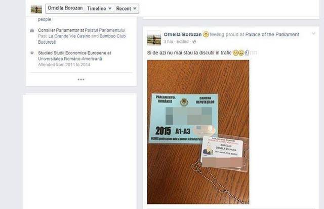 EXCLUSIV | Uite ce frumusețe a angajat finul lui Ponta în Parlament. Cum s-a lăudat blonda pe Facebook cu permisul pentru acces auto la Casa Poporului
