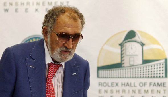 Romanian former tennis great and businessman Ion Tiriac