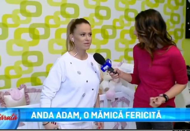 CUM ARATĂ Anda Adam la 8 zile după ce a născut | FOTO & VIDEO
