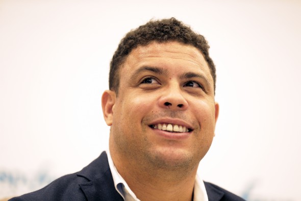 Former Brazilian soccer player Ronaldo in Moscow