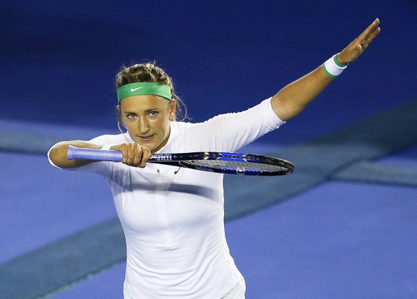 Azarenka of Belarus și un moment din dab dance