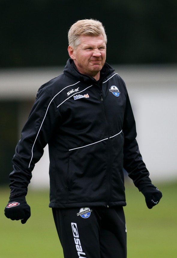 SC Paderborn's new coach Stefan Effenberg