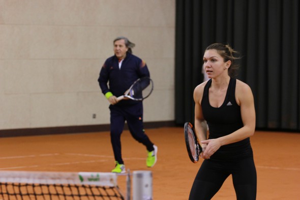 Simona Halep şi Ilie Năstase FOTO: Marian Burlacu (Libertatea)