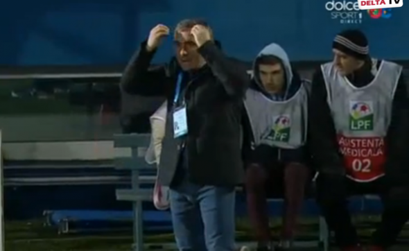 Liga 1, play-off. Viitorul - Steaua 1-3. Hamroun a deschis scorul dintr-un penalty contestat, iar Adi Popa a dublat avantajul campioanei după un henț. Repriza a doua n-a mai contat