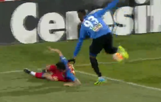 Liga 1, play-off. Viitorul - Steaua 1-3. Hamroun a deschis scorul dintr-un penalty contestat, iar Adi Popa a dublat avantajul campioanei după un henț. Repriza a doua n-a mai contat