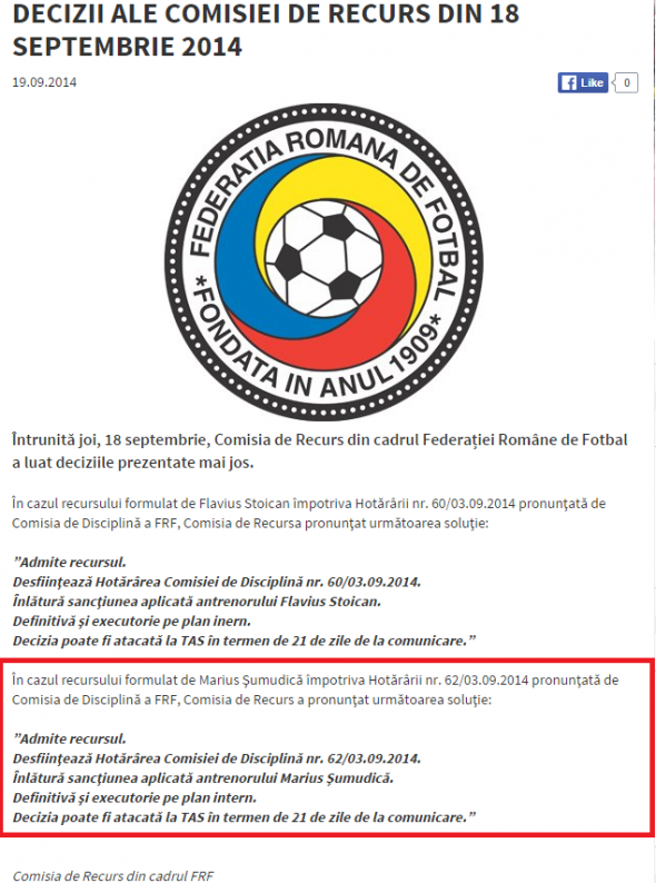 Sumudica Recurs 2014