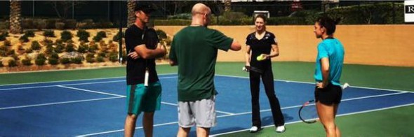 simona-halep-andre-agassi-steffi-graf-las-vegas